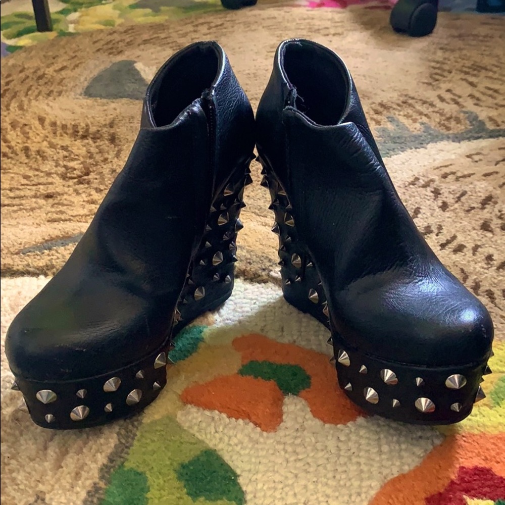 Deena & Ozzy Studded Platform Heels
